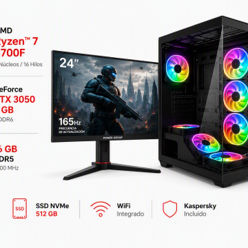R87162F6W Gamer / Ryzen 7 8700F / RTX 3050 6 GB